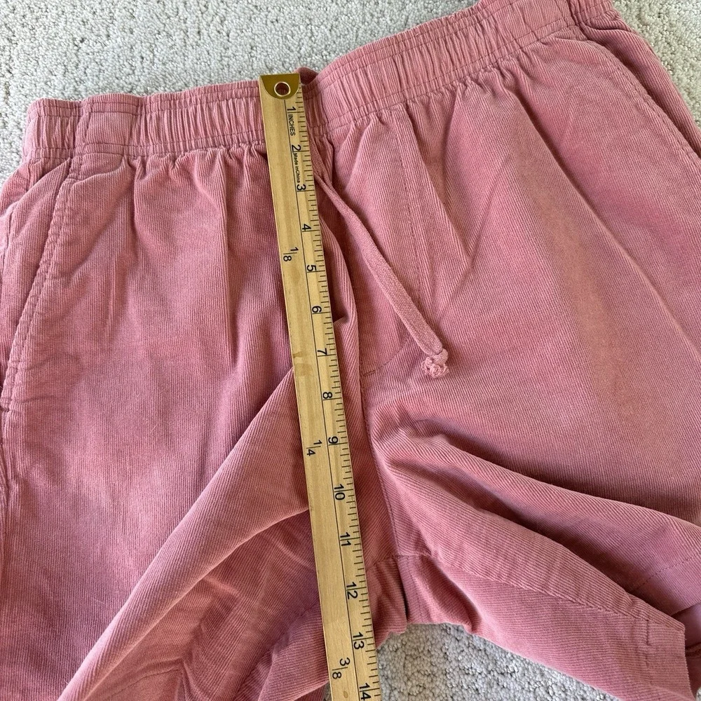 Goodlife Corduroy Shorts Pink Elastic Waist Drawstring Size M‎ 6